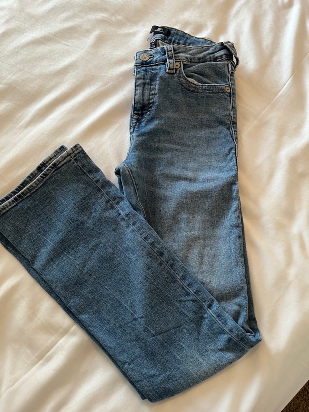 True religion  Mid-Rise Bootcut Jeans - Light Blue-size 29